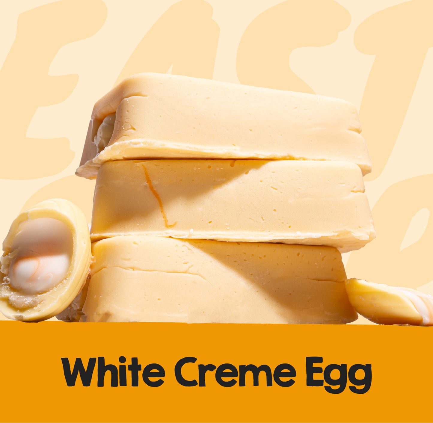 White Creme Egg Fudge